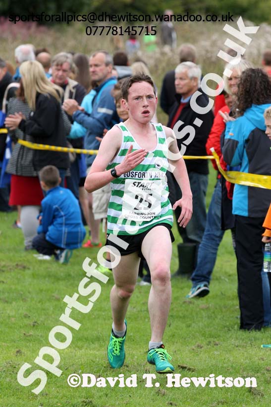 Under-15s Sunderland Harriers Open Cross Country. Photo: David T. Hewitson/Sports for All Pics